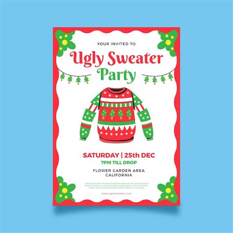 Christmas jumper day poster Images - Free Download on Freepik