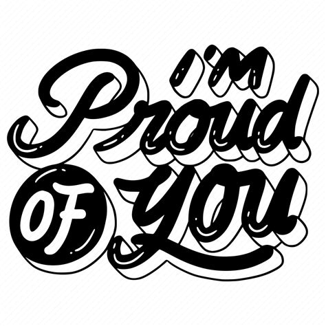Im, proud, of, you, letter, encouraging, phrases sticker - Download on ...
