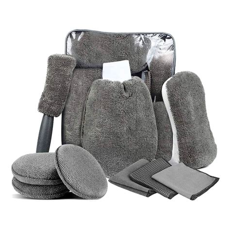 Car Wash Cleaning Kit by Prosmart | Set of 9 car wash kit | Pure Wool ...
