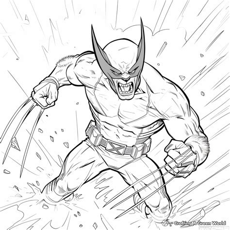 Coloring Pages Wolverine
