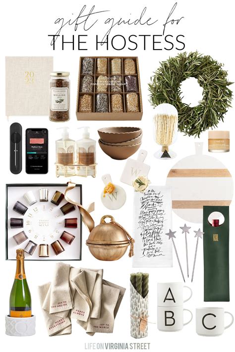 Gift Guide for the Hostess | Christmas hostess gifts, Small hostess ...