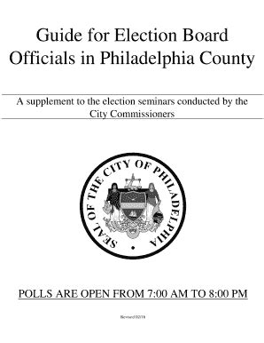 Fillable Online Guide for Election Board Fax Email Print - pdfFiller