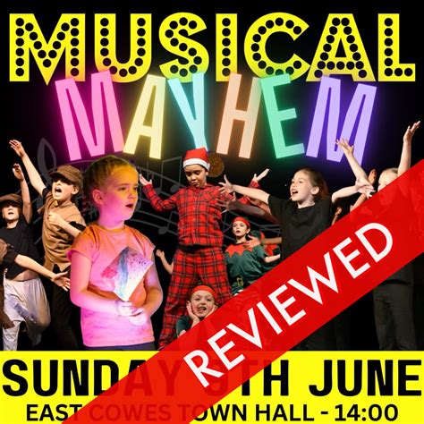 REVIEW: "Musical Mayhem" - TheatreTrain - IWtheatre