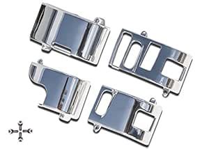 Yana Shiki BSH3 Chrome Handlebar Switch Housing Set for Yamaha V-Star ...