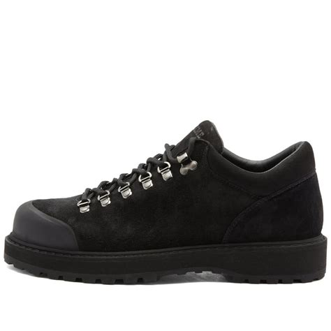 Diemme Men's Cornaro Hiking Shoe in Black Suede Diemme