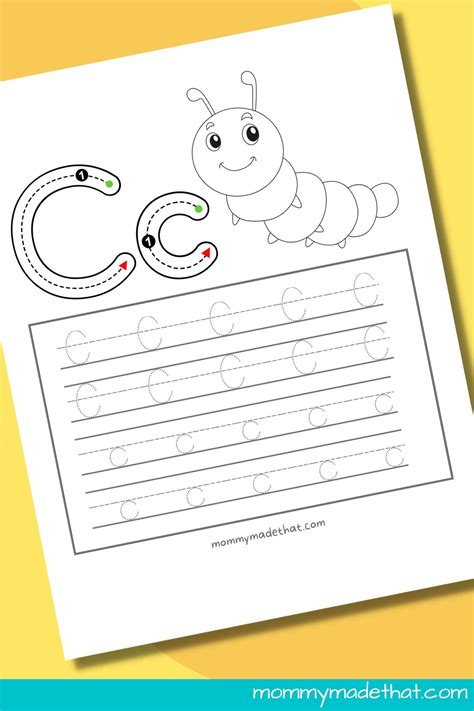 Letter C Tracing Worksheets (Free Printables)