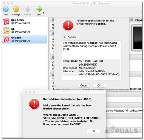 VirtualBox Rolling Back Error 的图像结果