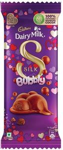 Cadbury Dairy Milk Silk Bubbly Valentine Chocolate Bar Bars Price in ...