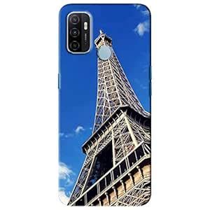 NDCOM for Oppo A33 (2020) Back Cover Eiffel Tower Printed Latest Hard ...