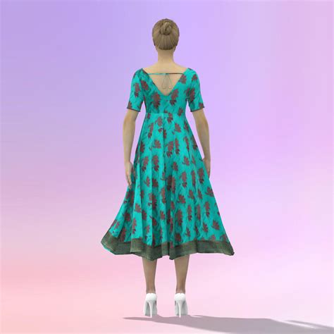 Elegance in Panels Customised Women Dress - CDSS058 (Stitching Service ...