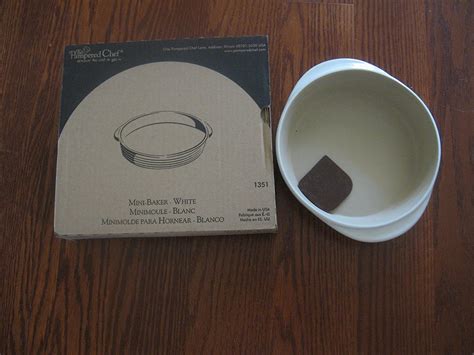 Buy Pampered Chef White Mini Baker Model #1351 Online at Low Prices in ...