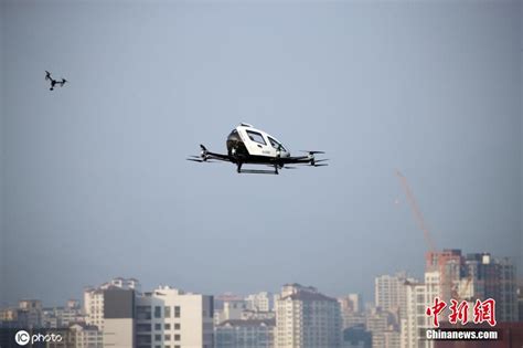 堵车就上天！韩国“载人空中出租车”在大邱试飞-中新网