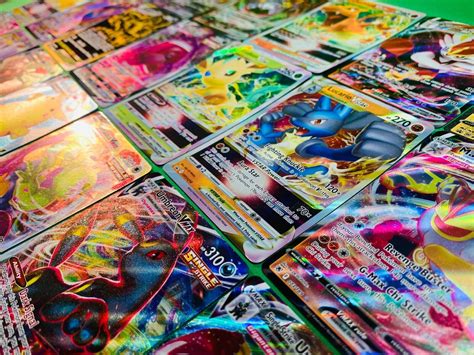 Buy Pokemon Official Tcg Card Lot 100 Cards + 1 Ultra Rare V Vmax Or ...