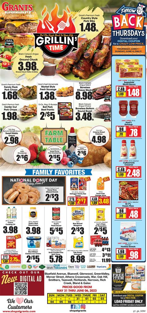 Grant's Supermarket Ad Circular - 05/31 - 06/06/2023 | Rabato