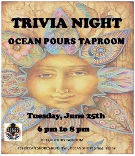 Trivia Night, 759 Ocean Shores Boulevard NW, Ocean Shores, WA, 25 June ...