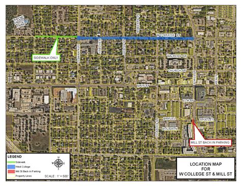 W. College Street and Mill Street Parking Project | City of Lewisville, TX