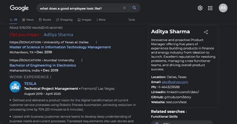 LinkedIn User Shares Creative CV Designed For Google