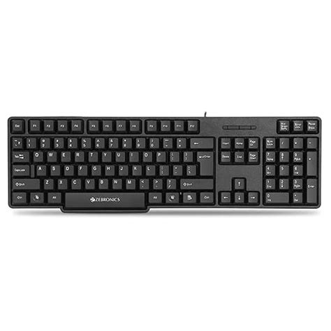Amazon.in: Buy ZEBRONICS USB Keyboard with Rupee Key, USB Interface and ...
