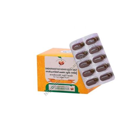 Vaidyaratnam Gandharvahasthadi Kashaya Tablets Exporter, Supplier from ...