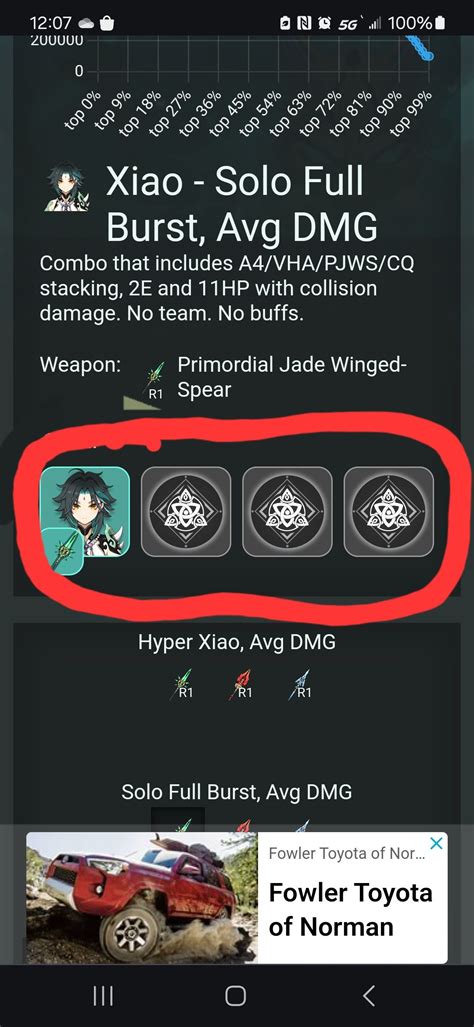 Can I see my Xiao top percent with my team? Genshin Impact | HoYoLAB