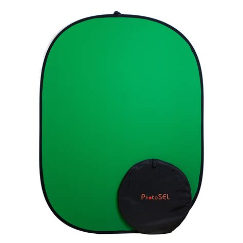 Buy PhotoSEL BD111G Chroma Key Green Screen Collapsible Background 1.5m ...