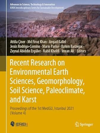 Recent Research on Environmental Earth Sciences, Geomorphology, Soil ...