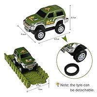 Buy Kidology Dinosaur Race Tracks for Kids | Dinosaur World Road Race ...