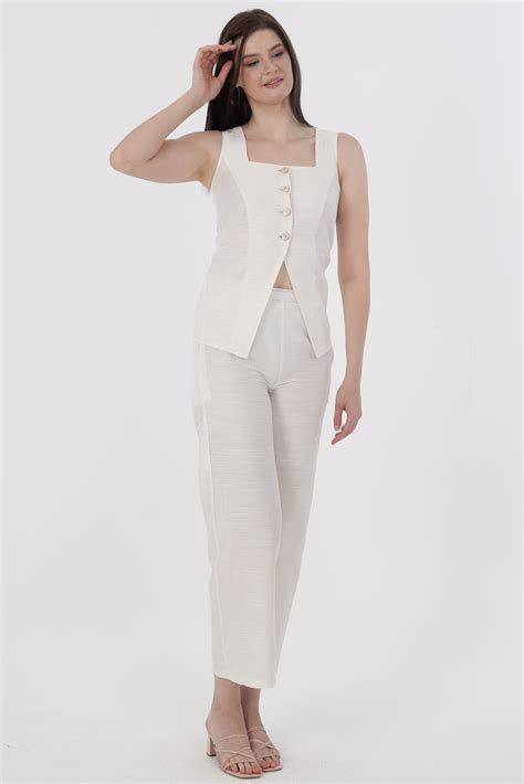 Chic White Co-ord Set – Misverse