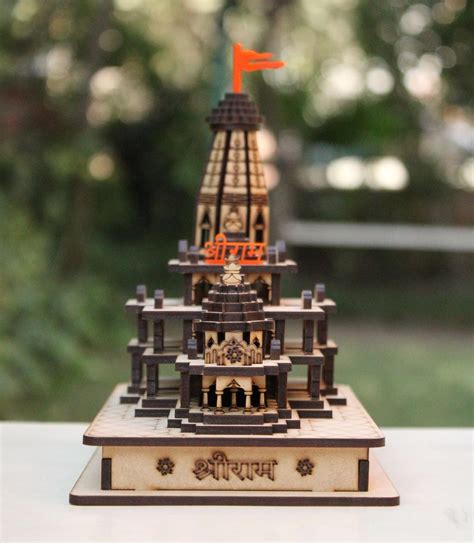 APG ram mandir Model,ram mandir Model with Light,ram mandir Model ...