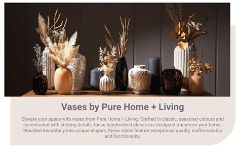 Buy Pure Home and Living Black Vase (Solid Black-Height 60 Cm) Online ...