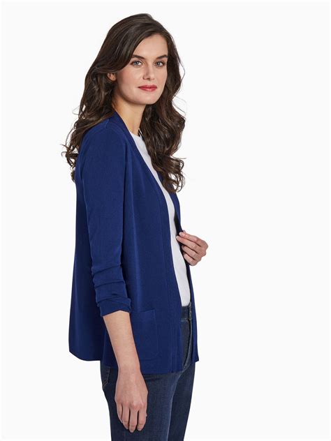 Navy blue cardigan womens online