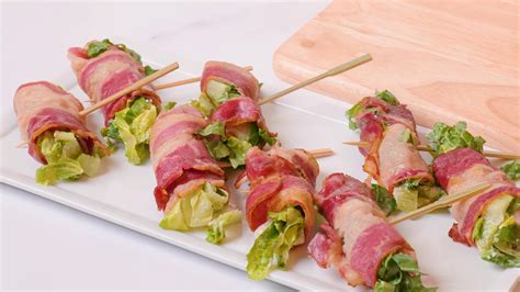 Beef Bacon Wrapped Caesar Salad Bites - Godshall's