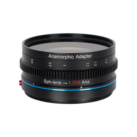 SIRUI 1.25x T2.9 Anamorphic Adapter with Front Single Focus, 82mm Rear ...