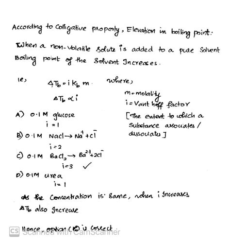 Which of the following solutions has largest boiling point?