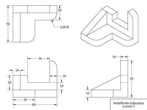 SolidWorks Basic Drawing 的图像结果