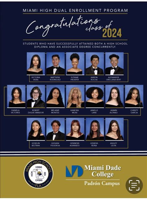 This is what the partnership between The Miami senior high school Dual ...