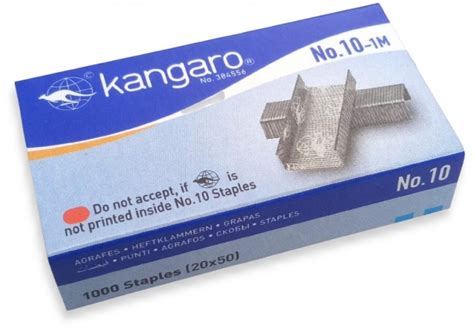 Stapler Pin No.10 - Kangaro, Staples, 10 No Pin, No 10 Stapler Pin ...