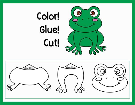 Printable Frog Craft - Printable Word Searches