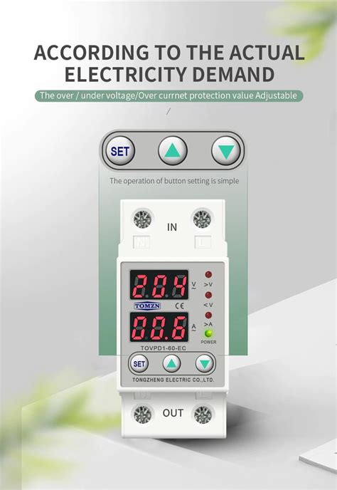 Voltage Protective Device Din Rail 60A 230V Over | Ubuy India