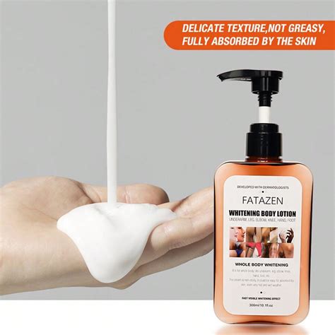 FATAZEN 300ml Arbutin Skin Brightening Body Lotion Natural Moisturizer ...