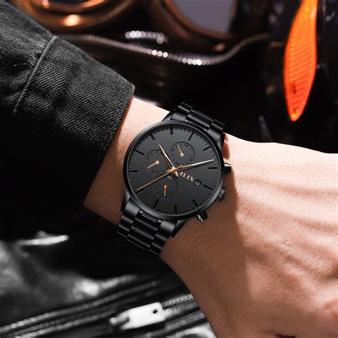 AL3017 chronograph date display Analog Watch – Alix Store