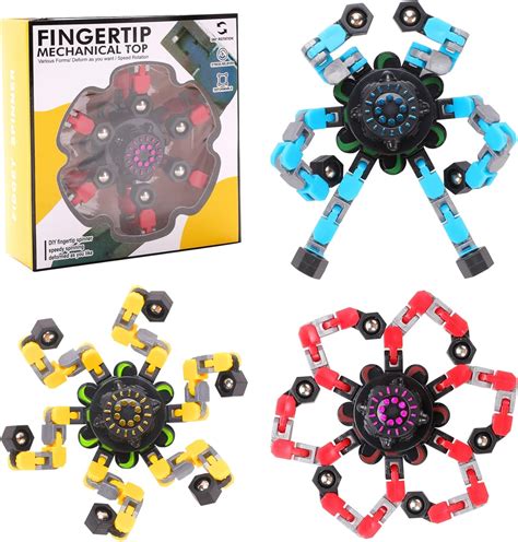 Buy Transformable Finger Spinner Fidget Toy, Cool Hand Spinners ...