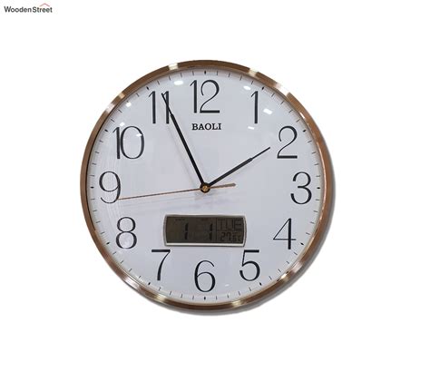 Buy Analog-Digital Clock - Analog Wall Clock With Digital Date and Time ...