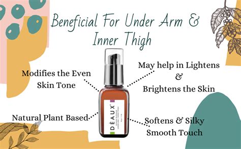 DEAUX Intense Intimate & Underarms & Inner Thighs Cream For Whiting ...