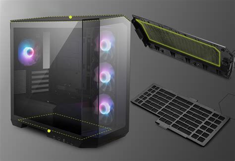 Buy Shop MSI MAG PANO M100R PZ Black mATX Cabinet at Low Price & EMI ...