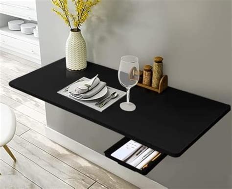 Torche Wall Mounted Table 16x31 inches| Wall Mounted Folding Round ...