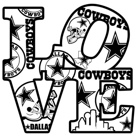 Dallas Cowboys Love Wall Art