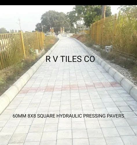 Paver Block - 60mm 8"x8" square hydraulic pressing Interlocking Paver ...