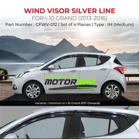 Buy Hyundai i10 Grand Rain Door Visor Accessories Online ...