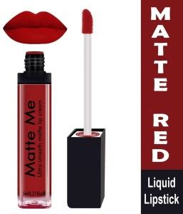 Wiffy BEST EVER REVOLUTIONARY RED COLOR MATTE ME LIPSTICK (RED) - Price ...